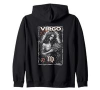 Virgo místico la Cosecha del Zodiaco con Aura Diosa Sudadera con Capucha