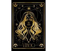 Virgo notebook - blank page journal - 6 x 9 inch: Manifestation, gratitude, affirmations, food log, to-do list