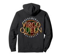 Virgo Queen Golden Africa Zodiac - Orgullo melanado Sudadera con Capucha