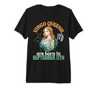 Virgo Queens Nace El 11 de Septiembre Feliz Cumpleaños para Mí Camiseta Premium