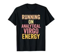 Virgo Running Analytical Energy Zodiac Camiseta