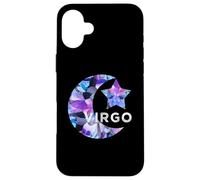 VIRGO SIGNO ZODIACO CUMPLEAÑOS Agosto Septiembre ESTRELLA SOL LUNA Carcasa para iPhone 16 Plus