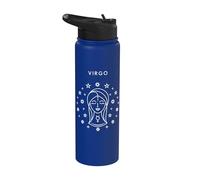Virgo The Maiden - Gráfico minimalista del zodiaco Stainless Steel Insulated Water Bottle