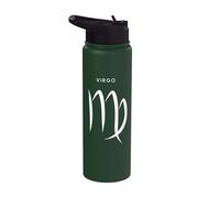 Virgo The Maiden - Signo del zodiaco minimalista Stainless Steel Insulated Water Bottle