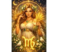 Virgo Zodiac Goddess Notebook: Astrology Journal for Women - Celestial Horoscope Gift, Spiritual Writing Journal, Birthday Gift for Virgo