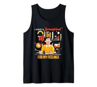 Virgo Zodiac I Have A Spreadsheet For My Feelings Camiseta sin Mangas