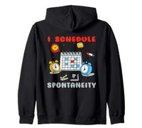 Virgo Zodiac I Schedule Spontaneity logy Humor Sudadera con Capucha
