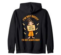 Virgo Zodiac Im Not Bossy Im Just Always Right Sudadera con Capucha