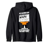 Virgo Zodiac My Calendar Has Nope Better Boundaries Sudadera con Capucha