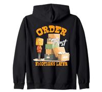 Virgo Zodiac Order First Emotions Later Astrology Sudadera con Capucha