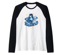 Virgo Zodiaco Astrología Horóscopo Constelación Celestial Camiseta Manga Raglan