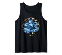 Virgo Zodiaco Astrología Horóscopo Constelación Celestial Camiseta sin Mangas