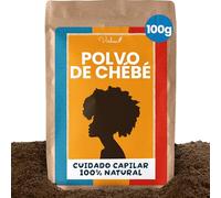 VIRHEA® Chebe Polvo Natural para Cabello Afro 100g - Acelerador de Crecimiento para Fortalecer e Hidratar el Pelo - Powder for Hair Ideal para Mujeres que Buscan Largura y Salud Capilar