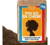 VIRHEA® Chebe Polvo Natural para Cabello Afro 75g - Acelerador de Crecimiento para Fortalecer e Hidratar el Pelo - Powder for Hair Ideal para Mujeres que Buscan Largura y Salud Capilar