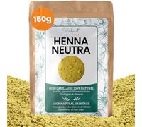VIRHEA® Henna Neutra en Polvo 150g - Hena Incolora para el Cuidado del Pelo sin Tintes Químicos - Fortalecedor Capilar Suave y Neutro para Todo Tipo de Cabello y Cuero Cabelludo