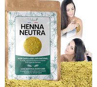 VIRHEA® Henna Neutra en Polvo 250g - Hena Incolora para el Cuidado del Pelo sin Tintes Químicos - Fortalecedor Capilar Suave y Neutro para Todo Tipo de Cabello y Cuero Cabelludo