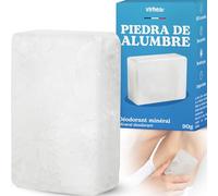 VIRHEA Piedra de Alumbre Natural 90g - Desodorante Natural para Hombre y Mujer - Piedra de Alumbre para After Shave - Desodorante Piedra de Alumbre - Uso Diario