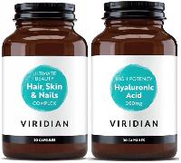 Viridian Beauty Complex Pelo, Piel y Uñas 30 Cápsulas + Ácido Hialurónico 200mg 30 Cápsulas