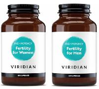 Viridian Fertility Hombres 60 Cápsulas Vegetales + Fertility Mujeres 60 Cápsulas Vegetales