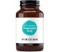 Viridian Magnesio Alta Potencia con B6 30 Cápsulas Vegetales