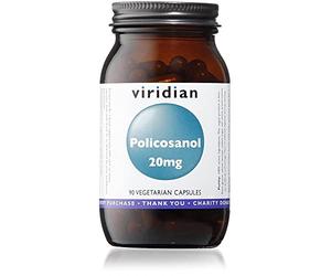 Viridian Policosanol 20mg , 90 Veg tapas