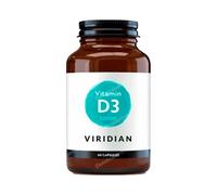 Viridian Vitamina D3 Vegana 2000 IU 60 Cápsulas