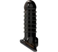 VirilXL Extensor de pene v15 con dildo hueco realista 217x92x52 mm Negro Hombre