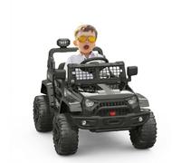 Virimolo Coche Eléctrico Niños 12V 4.5Ah BDM-0922-G2 Doble Motor 35W Mando a Distancia 2.4G Amortiguador 4 Ruedas Cinturón Seguridad LED Bluetooth Multicolor