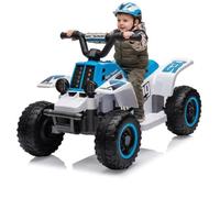 Virimolo Quad Eléctrico Niño 6V, Coche Eléctrico Niños Con Motor 390#, Batería Larga Autonomía, Cargador Estándar Europeo, Scooter & Motocicleta Eléctrica Para Niños 3-8 Años, Buggy Todoterreno