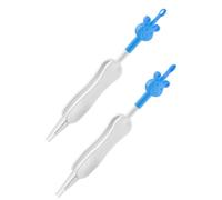 virkwuy 2 Piezas Pinzas de Nariz de Bebé, Pinza Sacamocos Bebe, Limpieza Nasal para Bebés, Baby Nose & Ear Cleaner para Limpieza de Nariz y Oídos, para Recién Nacidos y Niños Pequeños