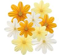 virkwuy 9 Piezas Eventail Fleurs Papier Decoration, Elementos Decorativos Colgantes Flores de Papel, Abanicos de Papel Colgantes, Ideal para Fiestas, Celebraciones Festivas, Decoración Habitaciones