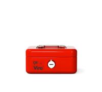 viro 5273.203 foldy Hechas by con Ranura Hucha, DE Color Rojo, 125 x 95 x 60 mm