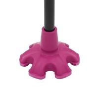Virola Contera de Goma Rosa, Autoportante 19mm de Base Grande con 6 Pies para Mejorar la Estabilidad - para los Bastones y Las Cañas - por Lifeswonderful