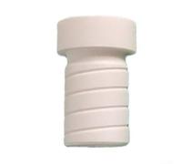 Virola de repuesto para tacos de billar hecha de plástico fenólico o plástico ABS con 13 3 mm de diámetro superior y 20 3 mm de altura, diseñada para adaptarse a puntas estándar de billar (blanco)