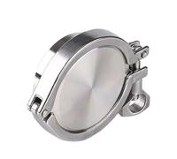 Virola sanitaria TriClamp de 16mm-114mm OD SS304 50,5/64/77,5/91/130 + tapa final + abrazadera Tri 1,5 "2" 3" 4" + junta de silicona(76mm x Ferrule 91)