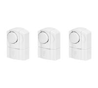 Virone AS-3 Alarmas para Casa - Juego de Mini Alarmas para Ventanas y Puertas - 3 Piezas - Funciona con Pilas (Pilas No Incluidas)