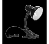 Virone LATSA Luz Para Leer Con Abrazadera 40W E27 Acero + Plástico (Negro)