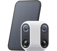 VIRTAVO Camara de Vigilancia WiFi Exterior Solar Sin Cables, Doble Lente | 1080P, Sensor Starlight, Detección de Movimiento PIR, Audio Bidireccional, Sin Suscripción Obligatoria, WiFi de 2,4 GHz