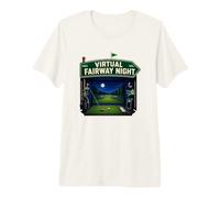 Virtual Fairway Night Golf Interior Simulador Camiseta Premium