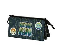 Virtual Hero OMG-Estuche Portatodo Triple HS, Azul Oscuro, 23 x 11 cm