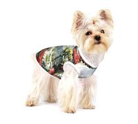 Virtual LandscapePainting - Camiseta para perros de primera calidad, suave 100 % algodón, perfecta para perros pequeños a medianos, camisas elegantes y cómodas para perros, talla S