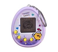 Virtual Pet Game - ABS 6cm Digital Keychain Toy | LCD Electronic Companion | Electronic Pet Toy - Pocket LCD Digital Simulator | Handheld Virtual Animal | Feeding, Music, Mini Games, Kids Travel