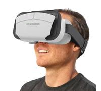 Virtual Reality Glasses, VR Game Headset, 3D VR Headset, Immersive VR Experience, Clear VR Headset, Virtual Reality Goggles, Movie Viewer, VR for Smartphones, 18x12.2x9.1cm/7x4.8x3.6inch