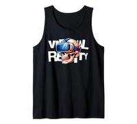 Virtual Reality Skull VR Gamer Futuristic Art Camiseta sin Mangas