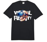 Virtual Reality Skull VR Gamer Futuristic Art Comfort Colors Adult Heavyweight T-Shirt