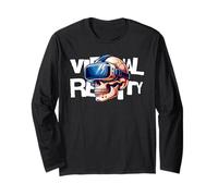 Virtual Reality Skull VR Gamer Futuristic Art Manga Larga