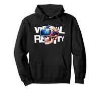 Virtual Reality Skull VR Gamer Futuristic Art Sudadera con Capucha