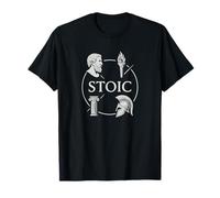 Virtudes estoicas - Sabiduría Coraje Justicia Símbolos de auto-maestría Camiseta
