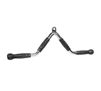 VirtuFit Barra de rizado para tríceps - Mango de rizado - r de cromo - Mango de tríceps, bíceps Curl, agarre de cable, mango SZ, barra LAT Pulldown Bar, Barra de poleas, entrenamiento de fuerza