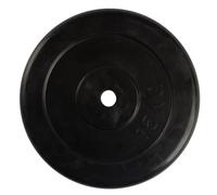 VirtuFit Discos de pesas de hierro fundido, peso de 30 mm, 15 kg, color negro